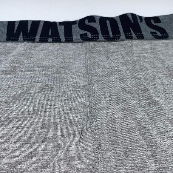 Watson’s Men’s Boxer Briefs Size XL Solid Grey New - Picture 2 of 9